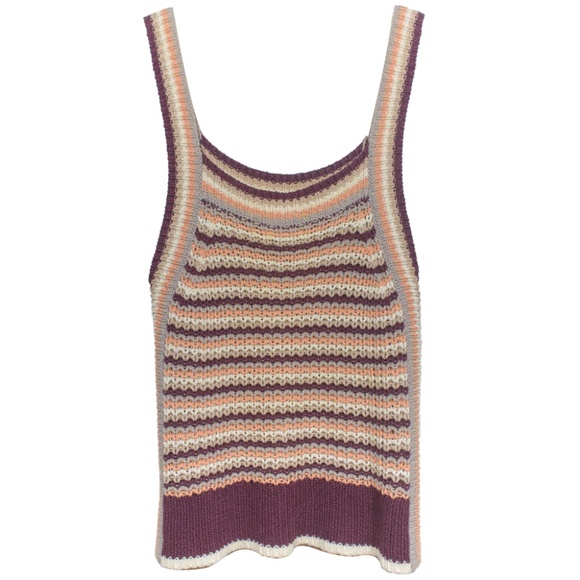 Wilfred Linen Blend Crochet Tank Top - Picture 4 of 6